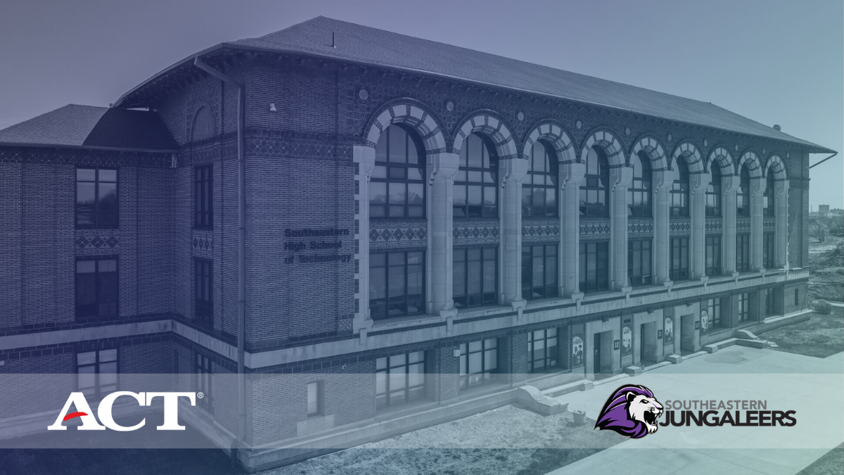 Southeastern High School, ACT logo, Southeastern Jungaleers logo